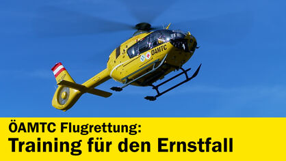Übung der Flugrettung Übung der Flugrettung