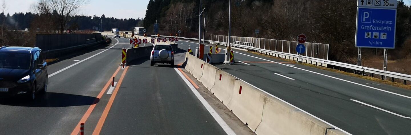 A2 Kärnten Baustelle ÖAMTC