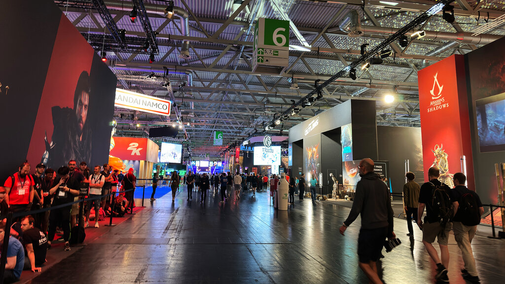 Halle der Entertainement-Area auf der gamescom 2024.