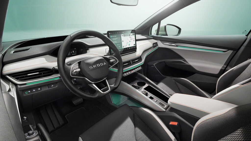 Das Cockpit des Skoda Elroq.