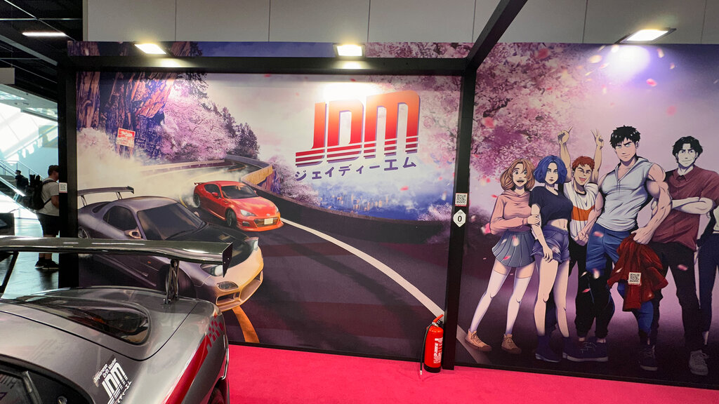 Booth bei der gamescom 2024 von dem Spiel Japanese Drift Master.