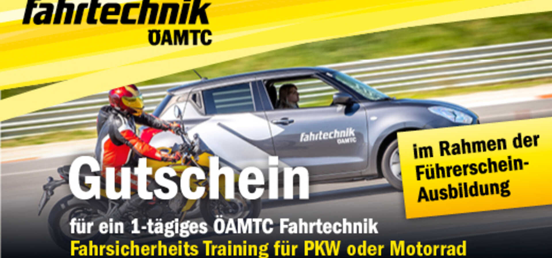 1147_22 Gutscheine_ Fahrsicherheitstraining ÖAMTC Fahrtechnik